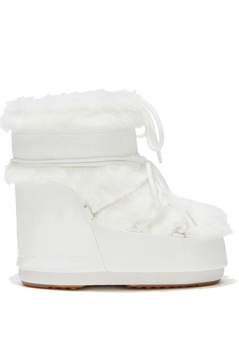 stivali icon low faux fur donna bianchi MOON BOOT | 80D1409390A002